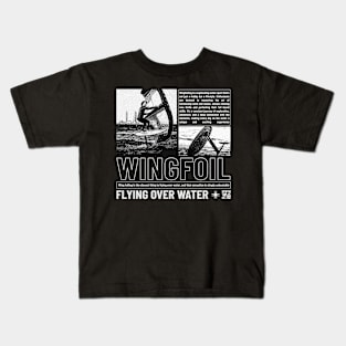 wingfoil In Brutal style Kids T-Shirt